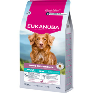 Eukanuba Hondenvoer Droog Special Care Adult Mono-Protein Duck 12 kg