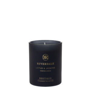 Riverdale Boutique Geurkaars in Pot  Lotus & Jasmine - 13.5 euro
