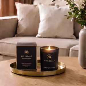 Riverdale Boutique Geurkaars in Pot Forest & Patchouli - 13.5 euro