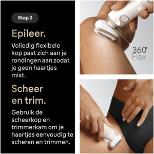 Braun Epilator Silk-épil 9 9-481 3D Goud - 216 euro