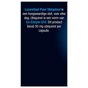 Lucovitaal Ubiquinol Puur 50mg - 19.99 euro