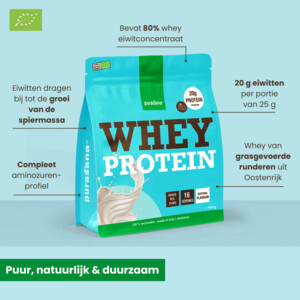 Purasana Whey Protein BIO Natuur - 18.85 euro