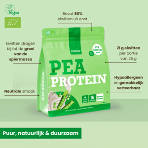 Purasana Vegan Protein Erwt Natuur Bio - 16.58 euro