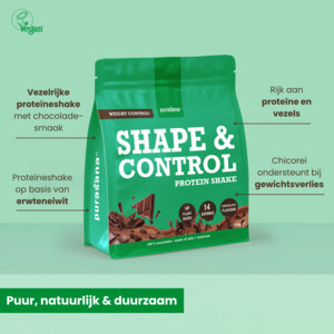 Purasana Shape & Control Vegan Protein Chocolade - 19.75 euro