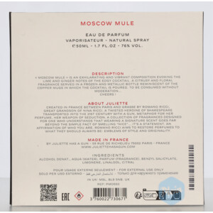 Juliette Has a Gun Eau de Parfum Moscow Mule - 62.99 euro
