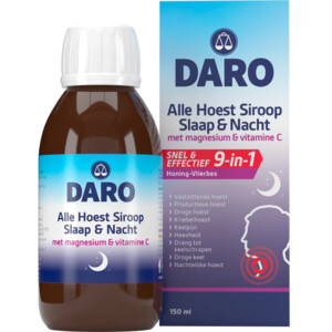 Daro Alle Hoest Siroop Slaap & Nacht - 14.99 euro