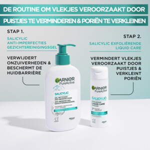 3x Garnier PureActive Exfoliërende Liquid Care Salicylic - 36.43 euro