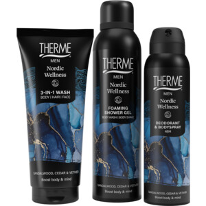 Therme Men 3in1 Wash Geschenkset Nordic Wellness - 17.99 euro