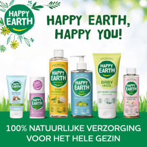 6x Happy Earth 100% Natuurlijke Micellair Water 3-In-1 - 62.49 euro