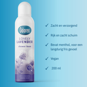6x Odorex Showerfoam Lavendel - 19.75 euro