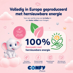 5x Confy Premium Luiers Maat 5 Junior 11-18kg - 33.75 euro