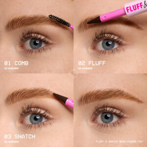 NYX Fluff & Snatch! Brow Powder Pen 01 Ash Blonde - 10.49 euro