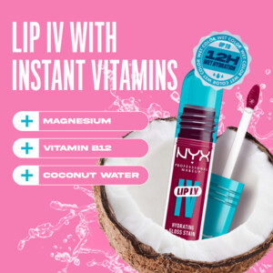 NYX Lip IV Hydraterende Lipgloss + Stain 19 Magenta Mist - 10.59 euro