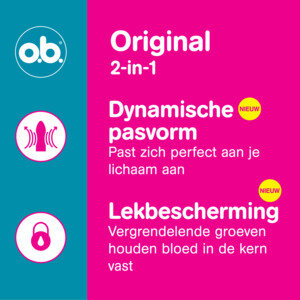 3x o.b. Original Dynamic Fit Normal Tampons - 15.43 euro