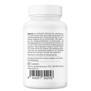Orthica Weerstand Gummies - 22.95 euro