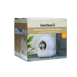 Beeztees Automatische Kattenbak Moeza Wit 