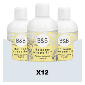 12x B&B Italiaanse Wasparfum Limited Edition Tropical 250 ml