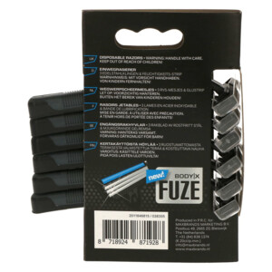 Body-X Fuze Men Triple Blades Wegwerpmesjes - 1.09 euro