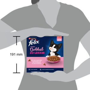 Felix Kattenvoer Droog Dubbel Zo Lekker Junior Kip, Kalkoen, Melk en Groenten 800 gr
