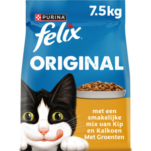 Felix Original Kattenvoer met Kip, Kalkoen en Groenten