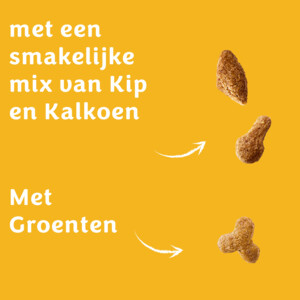Felix Original Kattenvoer met Kip, Kalkoen en Groenten 7,5 kg