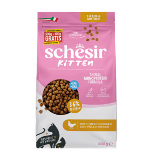Schesir Monoproteïne Promo Kattenvoer Kitten Droog Kip