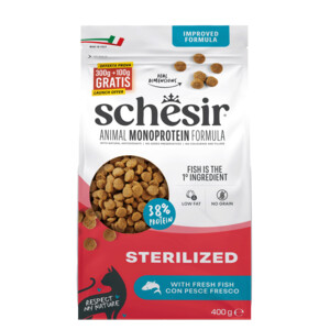 Schesir Monoproteïne Promo Kattenvoer Droog Sterilized Vis