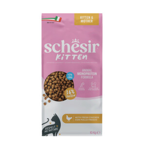 Schesir Monoprotein Kattenvoer Kitten Droog Kip
