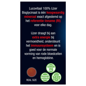 Lucovitaal IJzer Bisglycinaat 100% - 12.99 euro