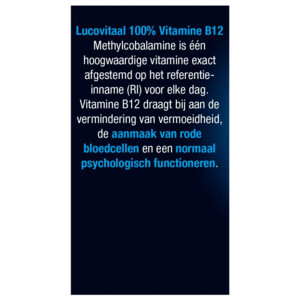 Lucovitaal Vitamine B12 100% - 6.99 euro