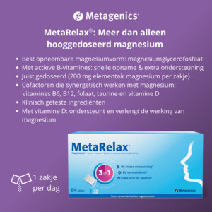 Metagenics MetaRelax Zakjes Citroensmaak - 33.95 euro