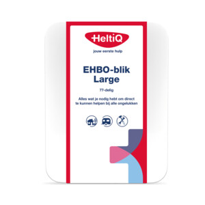 HeltiQ EHBO Blik Large 77-delig - 34.95 euro