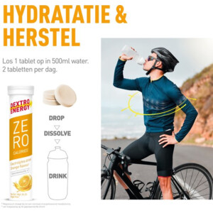 Dextro Electrolytes Sinaasappel Zero Calories - 12.59 euro