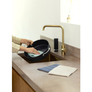 Brabantia SinkSide Microvezeldoekjes 16 x 22 cm Soft Beige/Dark Grey/Jade Green - 4.95 euro