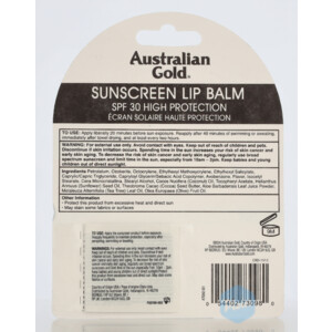 Australian Gold Zonnebrand SPF30 Lip Balm - 6.15 euro