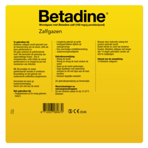 Betadine Zalfgaas - 28.99 euro
