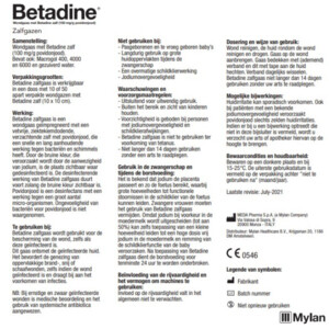 Betadine Zalfgaas - 28.99 euro