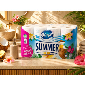 Ooops! Toiletpapier Classic Sensitive Summer Editie 3-laags - 4.39 euro