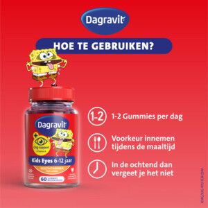 Dagravit Multivitamine Kids Eyes 6-12 jaar - 13.59 euro