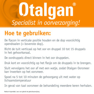 Otalgan Oorsmeerdruppels - 11.49 euro