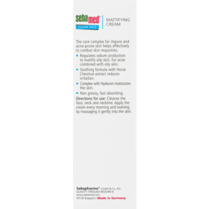 Sebamed Clear Face Mattifying Cream - 6.49 euro