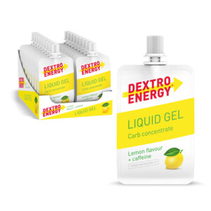 18x Dextro Energy Liquid Gel Lemon + Cafeïne - 35.49 euro