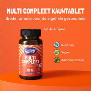 Yummygums Multi Compleet Kauwtablet Suikervrij - 17.69 euro