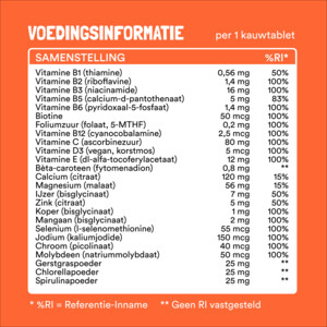 Yummygums Multi Compleet Kauwtablet Suikervrij - 17.69 euro