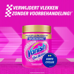 Vanish Oxi Action Vlekverwijderaar Poeder Gekleurde Was - 5.49 euro
