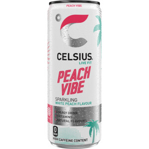 Celsius Sparkling Peach Vibe - 19.99 euro