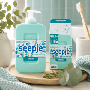 Seepje Handzeep Refill Pak Eucalyptus met Rozemarijn - 4.99 euro