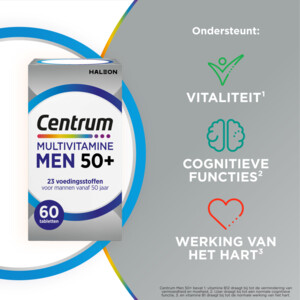 Centrum Men 50+ Multivitaminen - 18.55 euro