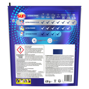 6x Sun Intense Power 4 in 1 Vaatwastabletten - 83.96 euro