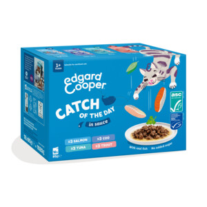 Edgard & Cooper Kat Adult Saus Pouch Catch MP - 12.99 euro